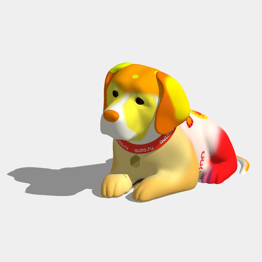 Дымковская собачка