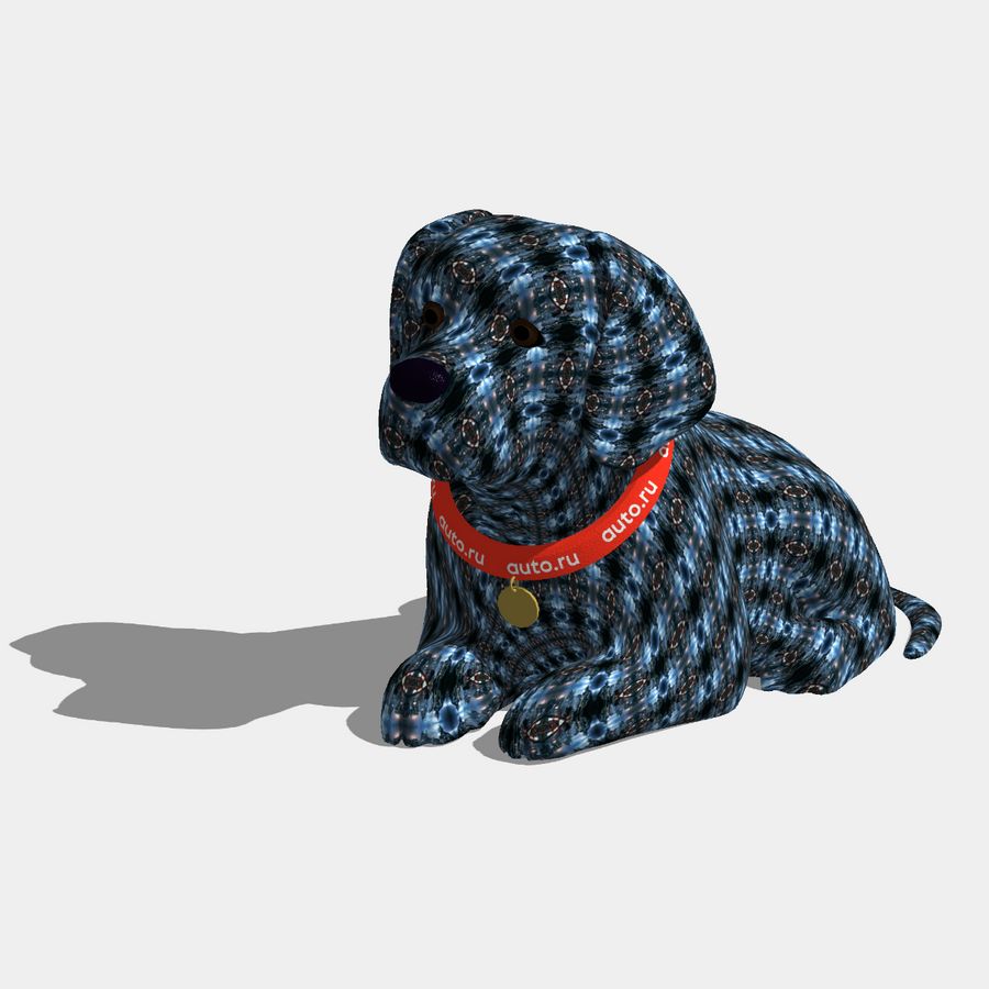 ковер синий